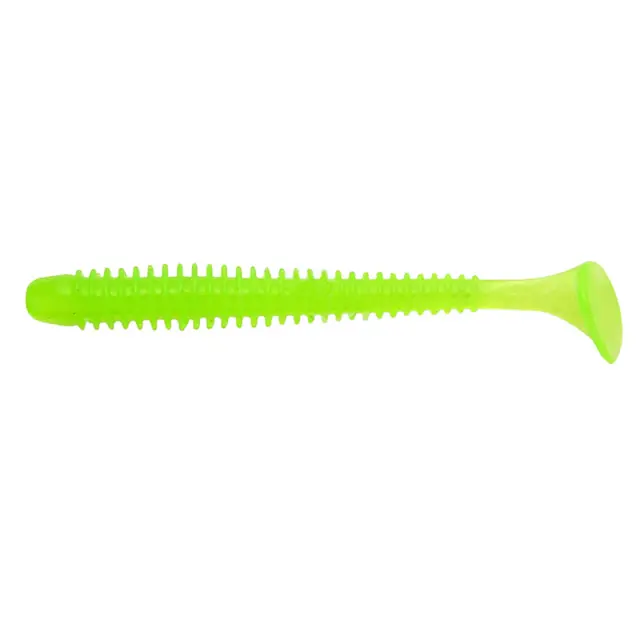 Σιλικονούχο Keitech Swing Impact 2.5" / 6.4cm #026S Clear Chartreuse Glow