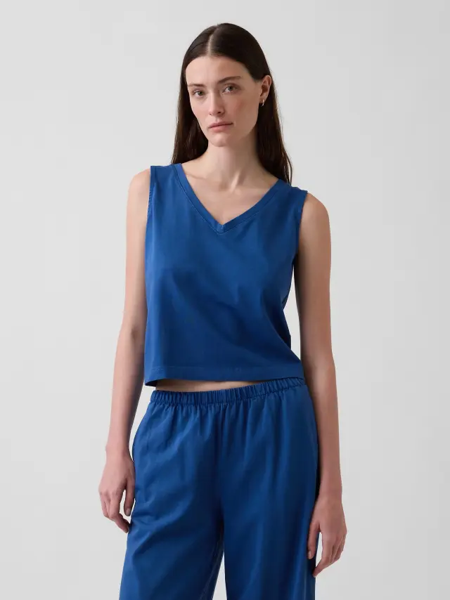 Γυναικεία Μπλούζα VintageSoft από Βιολογικό Βαμβάκι Blue track