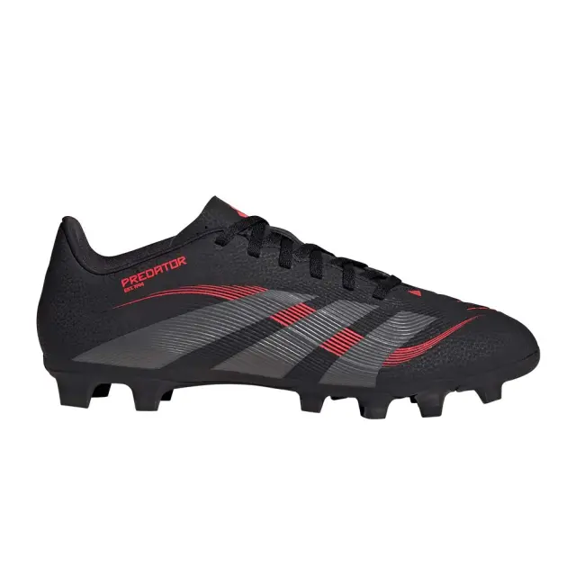 adidas Performance Men's Predator Club FG/MG Μαύρο - Κόκκινο ID1325 (adidas Performance)