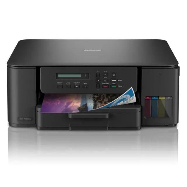 Brother DCP-T530DW Έγχρωμο Πολυμηχάνημα Ink Tank A4 με Wi-Fi, Εκτύπωση, Σάρωση, Φωτοτυπία + Αυτόματη Εκτύπωση Διπλής Όψης – Μαύρο