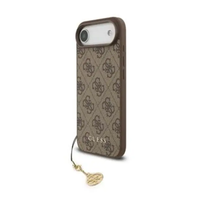 Guess 4G Charm MagSafe Case for iPhone Air Tone on Tone Brown
