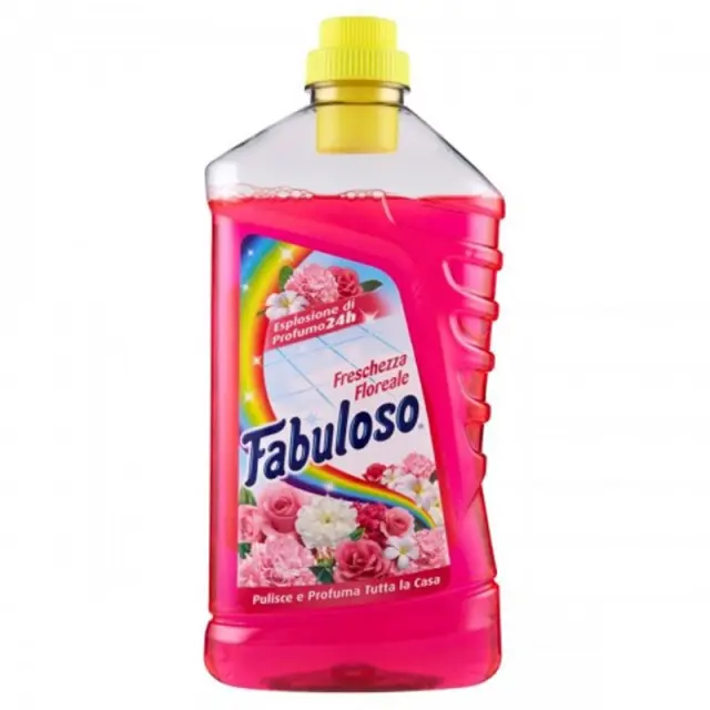 Υγρό Καθαριστικό Γενικής Χρήσης Fabuloso Ροζ Λουλούδια 1Lt