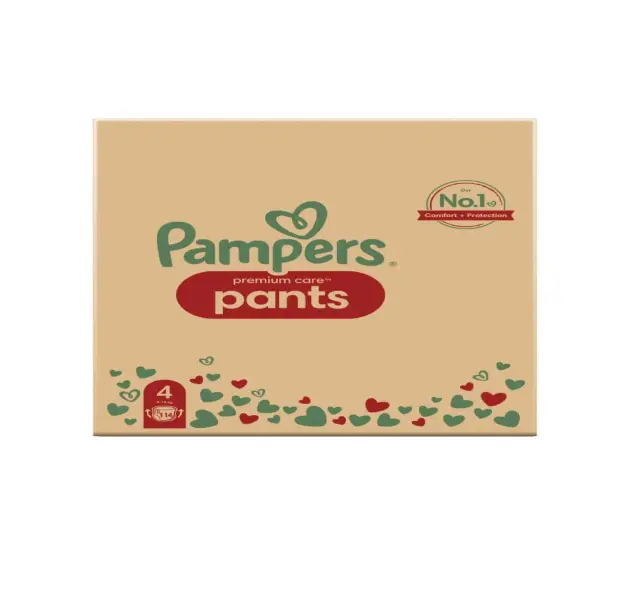 Pampers Premium Care Pants Monthly Πάνες Βρακάκι Νο 4 για 9-15 kg, 114 τμχ
