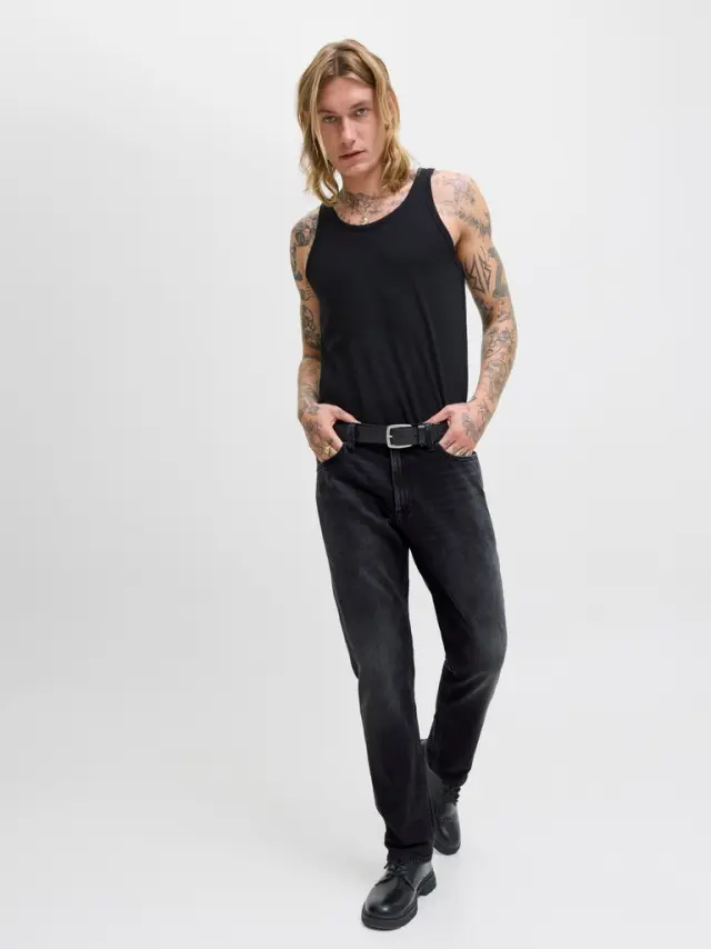 JJICLARK JJORIGINAL AKM 394 NOOS Black Denim - 38 , 32 2