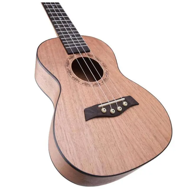V-TONE UK23 WOOD 23" acoustic concert ukulele + cover 3