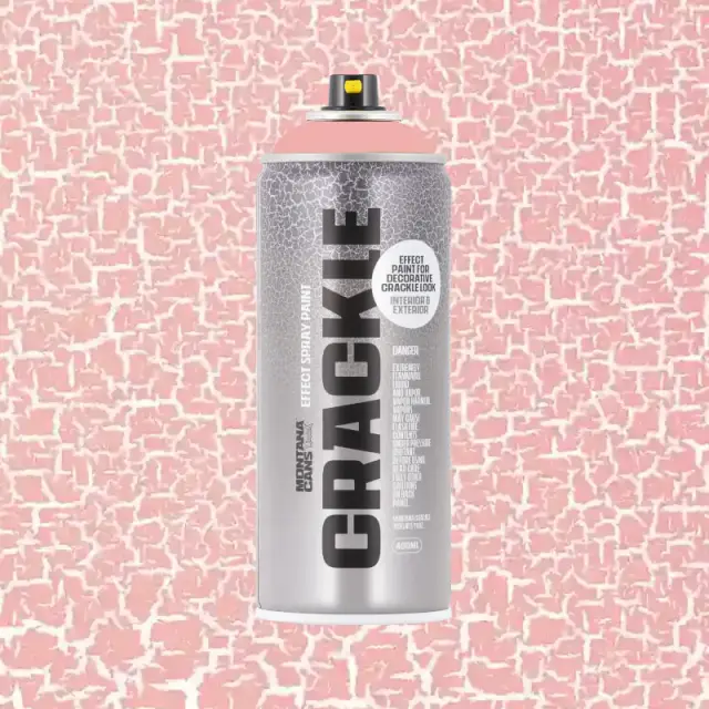 Montana Crackle Effect Spray Paint 400ml EC3010-Begonia Pink