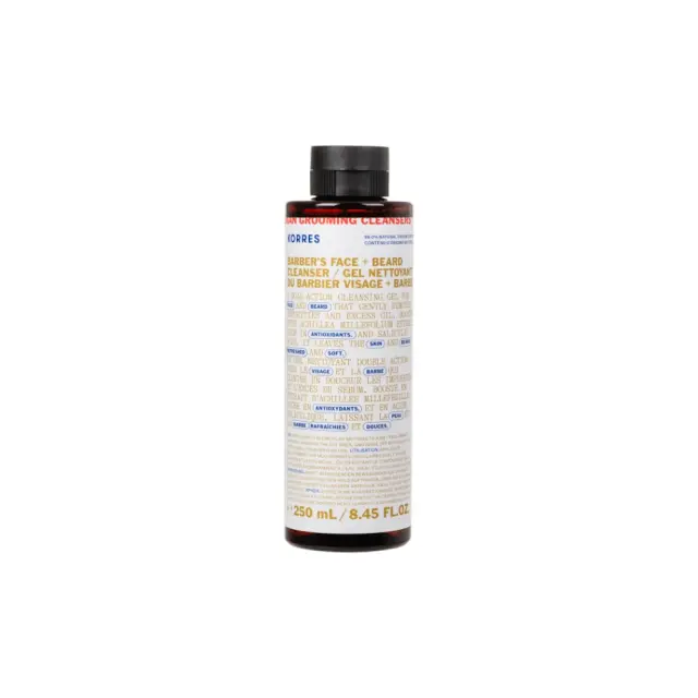 Korres Athenian Mens Grooming Face Cleanser Gel, Αντρικό Δροσιστικό Τζελ Καθαρισμού για Πρόσωπο & Γένια 250ml