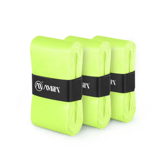 Amila Tennis Racket 3 Pack Overgrip Λαχανί 45793 (Eldico Sport) - One Size