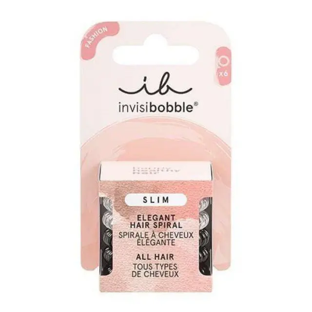 Invisibobble Slim Day & Night Λαστιχάκι Μαλλιών, 6τμχ