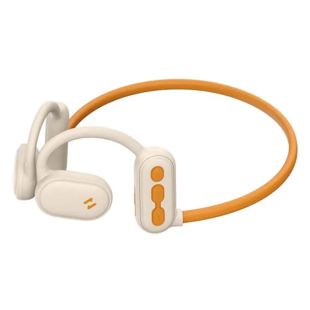 Havit E553BT &ndash; Open Ear Air Conduction Headphones, beige