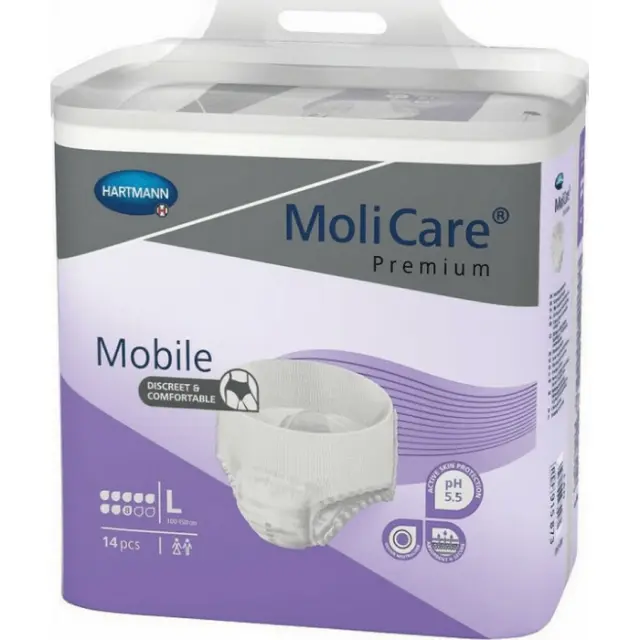 Hartmann Molicare Mobile Πάνες Ακράτειας Large (915873), 14Τεμάχια