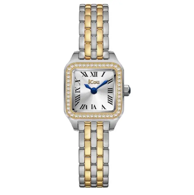 JCou Constance Women's Watch Silver / Gold Stainless Steel Bracelet JU19088-2