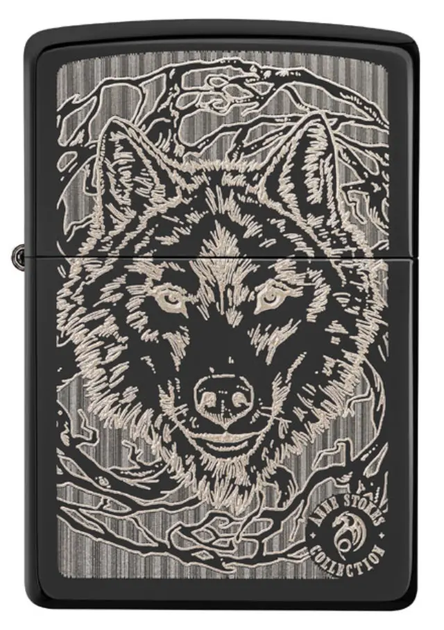 ZIPPO Αναπτήρας - 49443 Anne Stokes Wolf Design