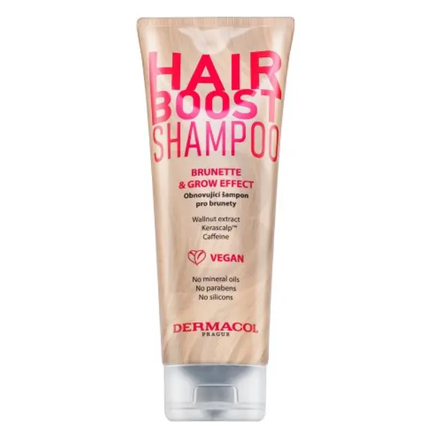 Dermacol Hair Boost Brunette & Grow Effect Shampoo fortifying shampoo for brown hair 250 ml