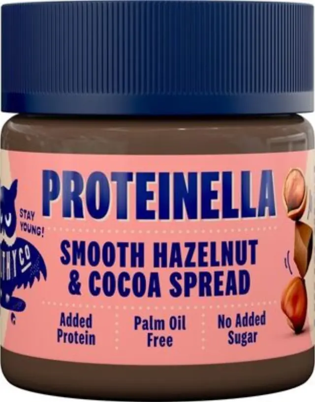 HealthyCo Proteinella Smooth Hazelnut & Cocoa Spread Άλλειμα Φουντουκιού με Κακάο και Έξτρα Πρωτεΐνη Χωρίς Προσθήκη Ζάχαρης, 200gr