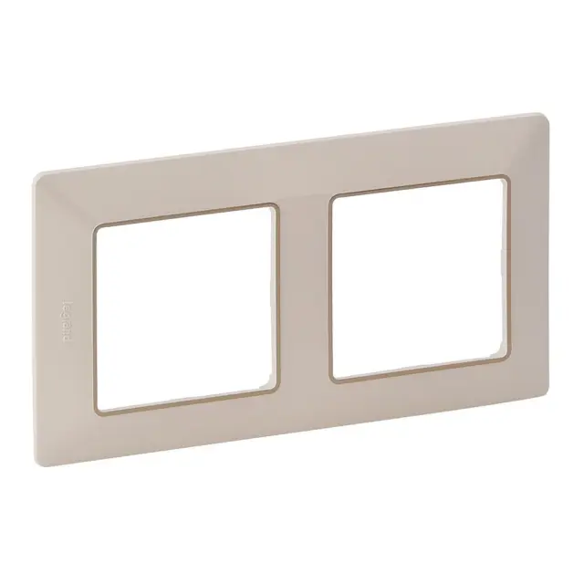 Plate Valena Life 2-Gang Ivory/Gold