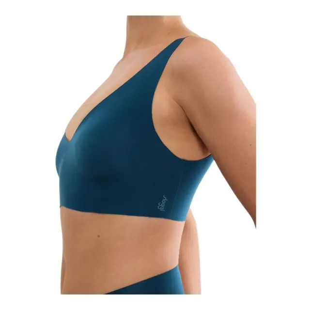 Sloggi Γυναικείο Μπουστάκι ZERO Feel 2.0 Bralette, Χρώμα Smoky Blue 3