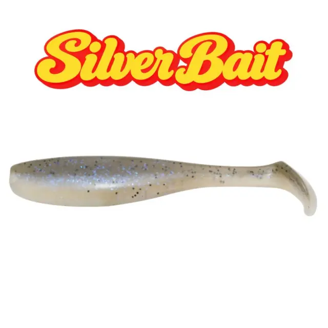 Shad Bait 75mm 8 ΤΜΧ – Floating Σιλικόνη - SILVER BAIT
