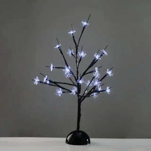 ΔΙΑΚΟΣΜΗΤΙΚΟ ΔΕΝΤΡΟ ME 25 LED ΨΥΧΡΟ ΛΕΥΚΟ & ΜΠΑΤΑΡΙΑ 3ΧAA IP20 100Χ100Χ450mm / X1025211