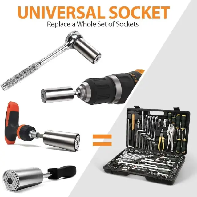 Πολυκαρυδάκι 1.4" - 3,4" / 7mm -13mm - Universal socket 1.4" - 3,4" / 7mm -13mm 20246 2