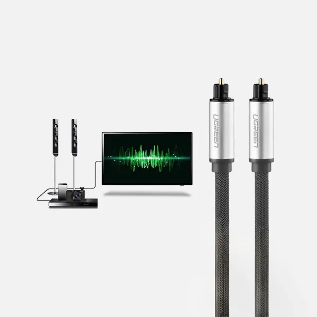 Οπτικό καλώδιο Toslink/SPDIF Ugreen AV108 10540 2m - γκρι 3