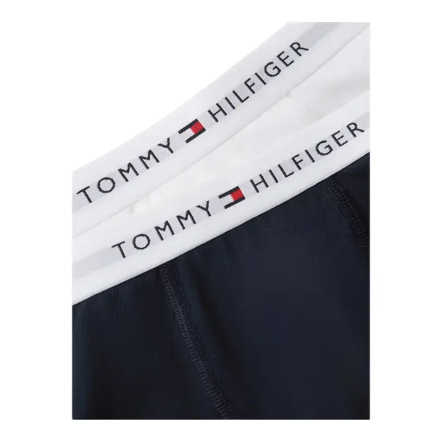 Tommy Hilfiger Παιδικό Boxer Αγόρι Signature Logo Waistband - Διπλό Πακέτο, Χρώμα Σκούρο Μπλε-Λευκό 2