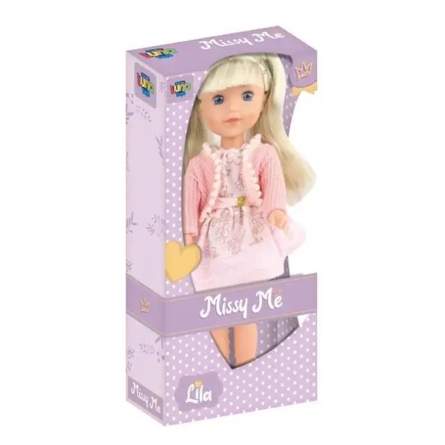 Luna Κούκλα Lila 35cm με Ήχο (000622810)