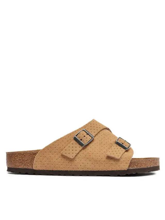 Birkenstock Πέδιλα Γυναικείο δέρμα Nubuck Μπεζ BIR/ZURICH 1027036 BEIGE 3