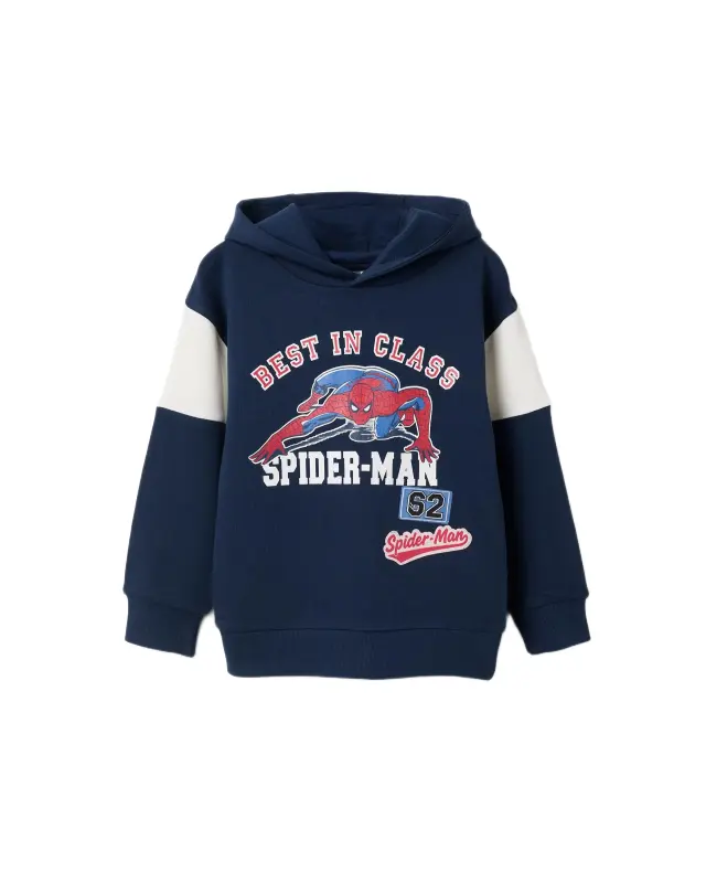 Zippy παιδική φούτερ μπλούζα με κουκούλα Spider-Man για αγόρι ZKBAP0202_26078-1