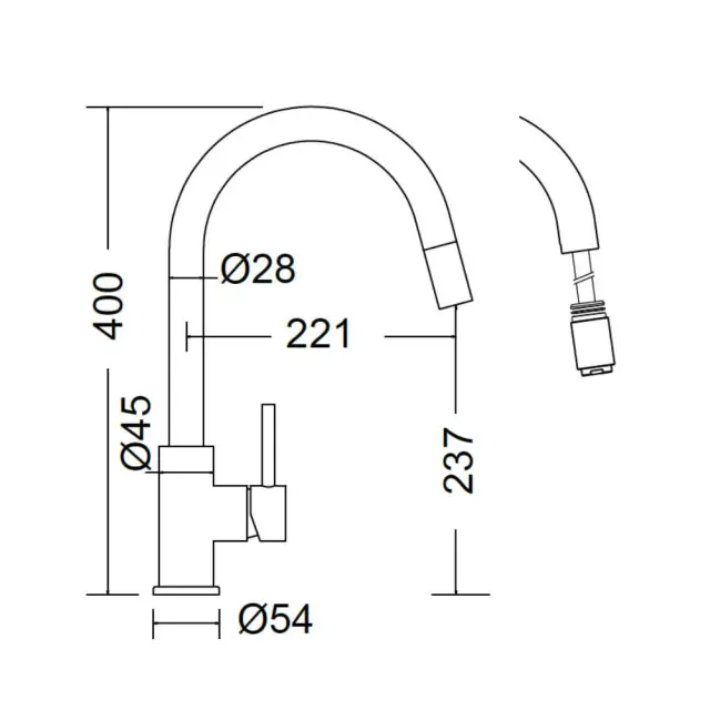 Μπαταρία νεροχύτη INOX 702600-411 3