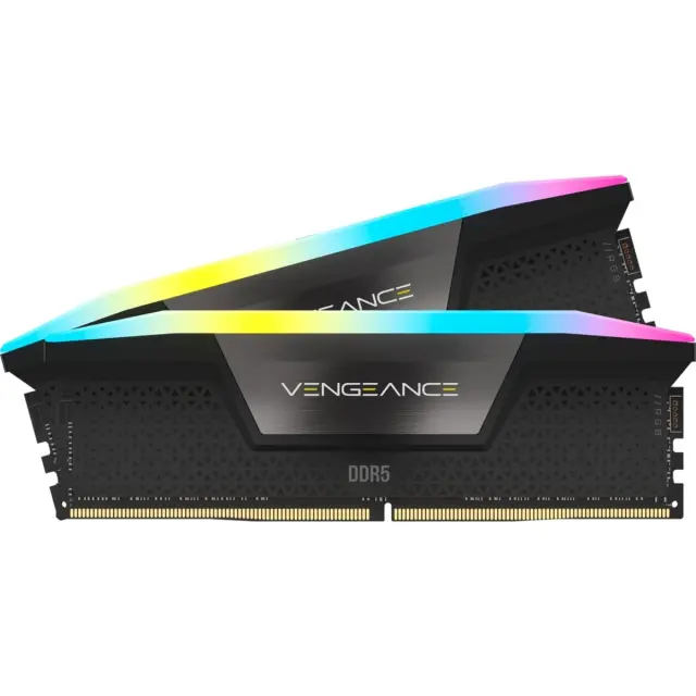 Corsair DIMM 96 GB DDR5-5600 (2x 48 GB) Dual-Kit (black, CMH96GX5M2B5600C40, Vengeance RGB, INTEL XMP)
