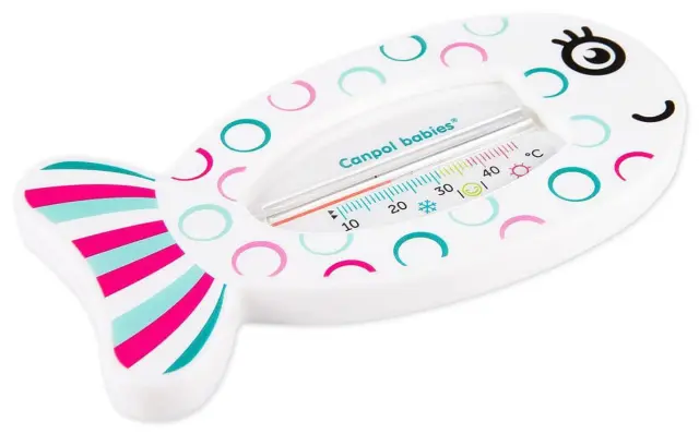 Θερμόμετρο Mπάνιου Fish Pink 56/151 Canpol 5901691826373 3