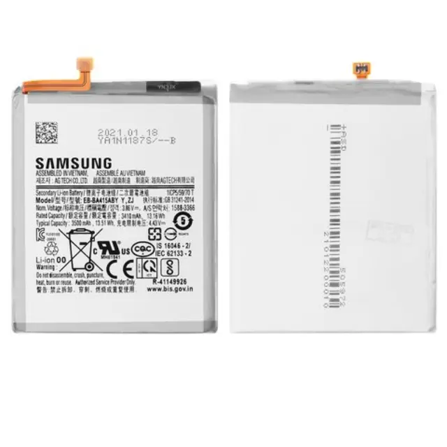 Μπαταρία με Samsung SM-A415 Galaxy A41 3410mAh Τύπου EB-BA415ABY (ORIGINAL Bulk)