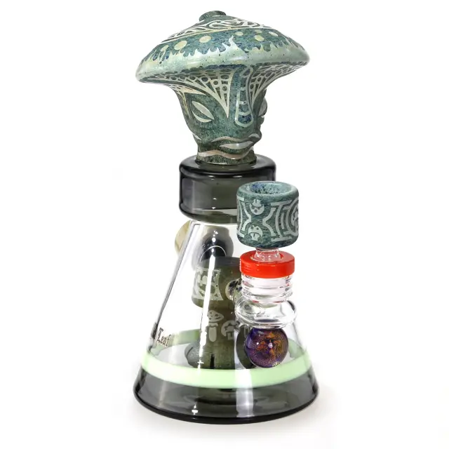 BL Γυάλινο Bong Diffuser Mushroom Wizard - 22cm