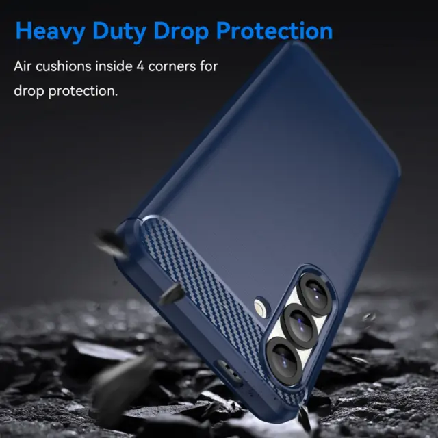 Techsuit® Carbon Θήκη για Galaxy S26- Blue 2