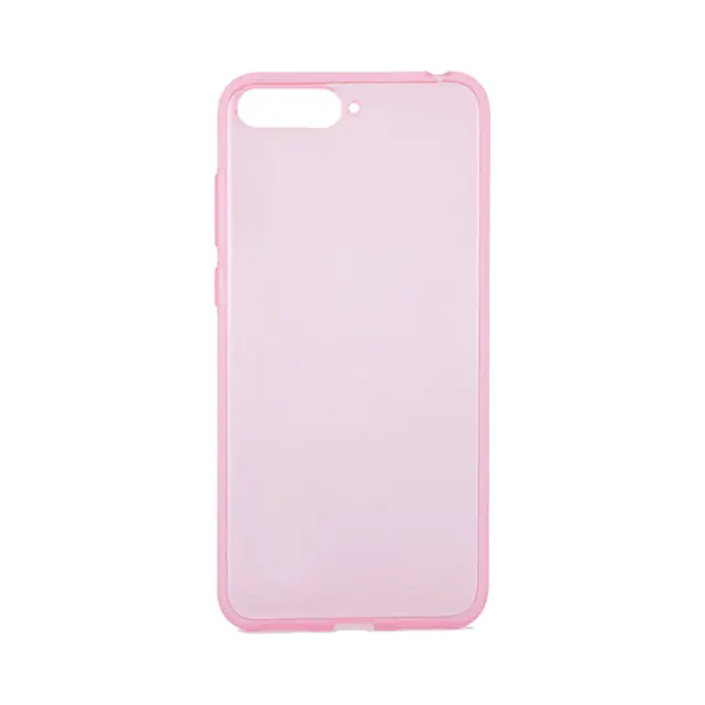 Θήκη TPU TT Silicone Για Huawei Y6 2018 Ροζ Διάφανη