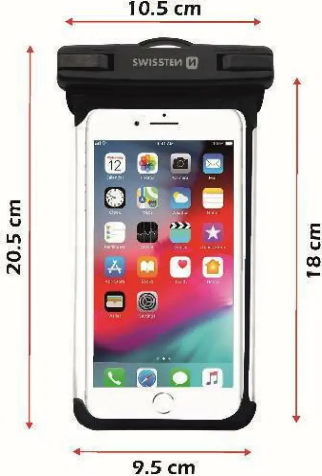 Αδιάβροχη θήκη για smartphone μέχρι 6.5" Swissten 32900800 2