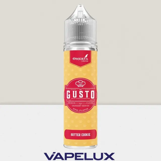 Gusto by Omerta Flavor Shots Butter Cookie 10ml to 60ml 2