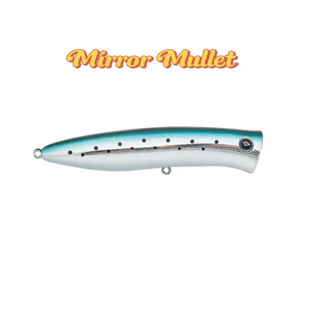 Han Fishing Harp Popper 110 – Popper 110mm 28g για Μεγάλα Αρπακτικά - Τεχνητό Δόλωμα - Mirror Mullet Glow