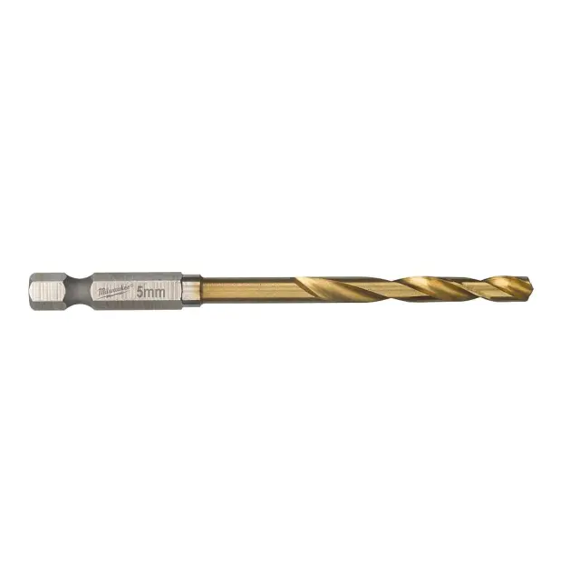 Milwaukee Τρυπάνι Τιτανίου HSS-G TiN Hex 5x93mm 48894712 1τμχ