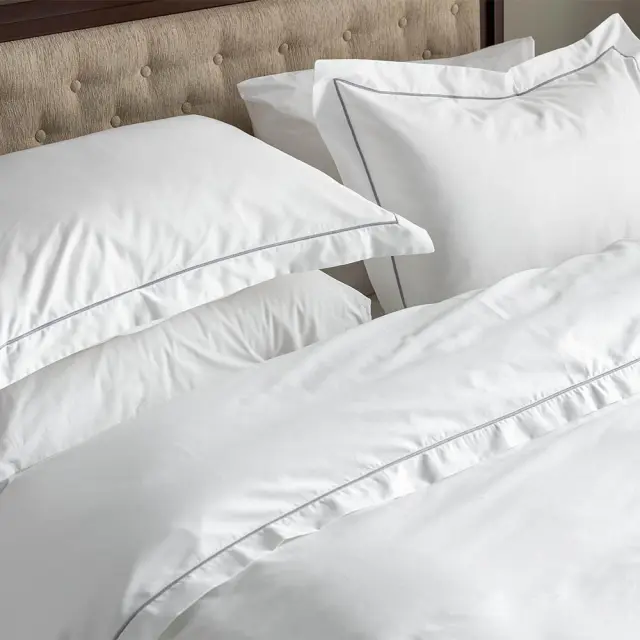 Παπλωματοθήκη Oxford Γκρι Πλακέ 230x240cm Vesta Home Ηρώ Suite Project 2