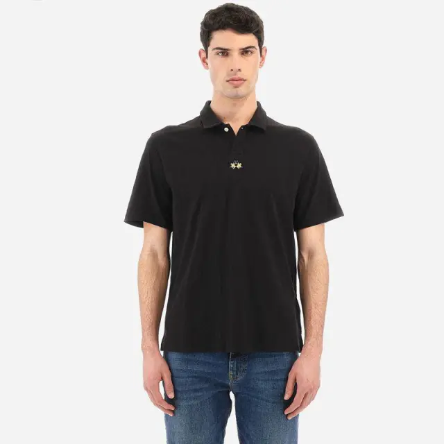 T-Shirt La Martina CCMP05JS259-09999 Μαύρο - 2XL