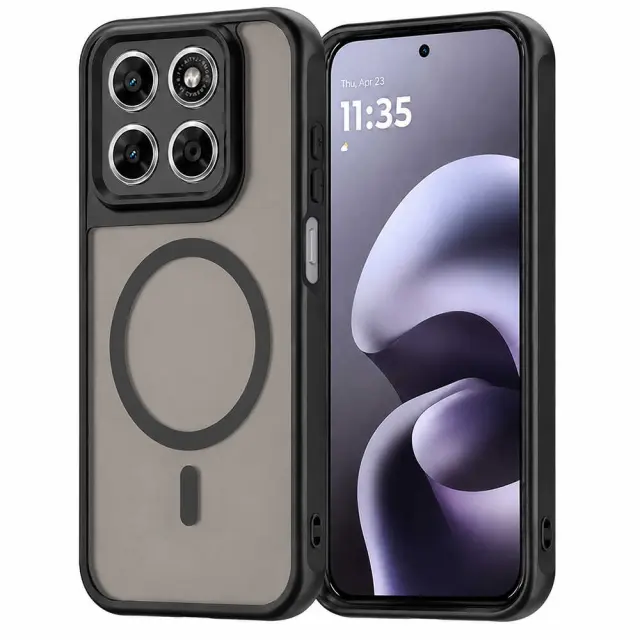 Techsuit - HaloFrost II MagSafe - Motorola Moto G87 / G77 / G67 - Black