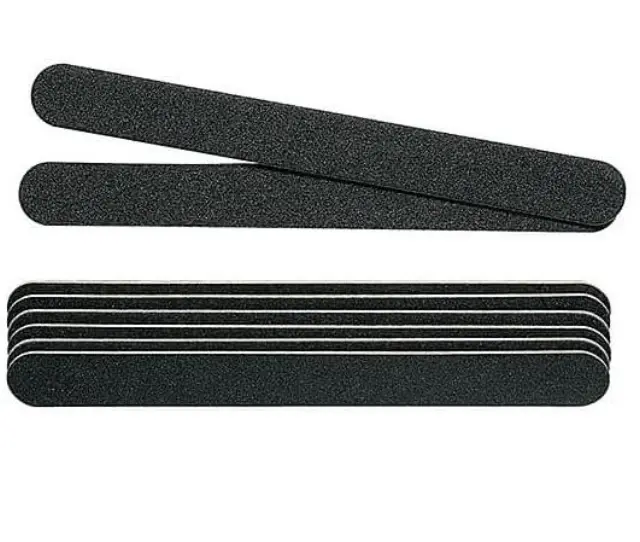 Peggy Sage 2-way nail file Medium 180/180 Black 8pcs