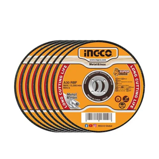 ΔΙΣΚΟΙ ΚΟΠΗΣ ΣΙΔΗΡΟΥ Φ115X1,2MM ΣΕ ΠΛΑΣΤΙΚΗ ΘΗΚΗ 50ΤΕΜ INGCO MCD1011550 2