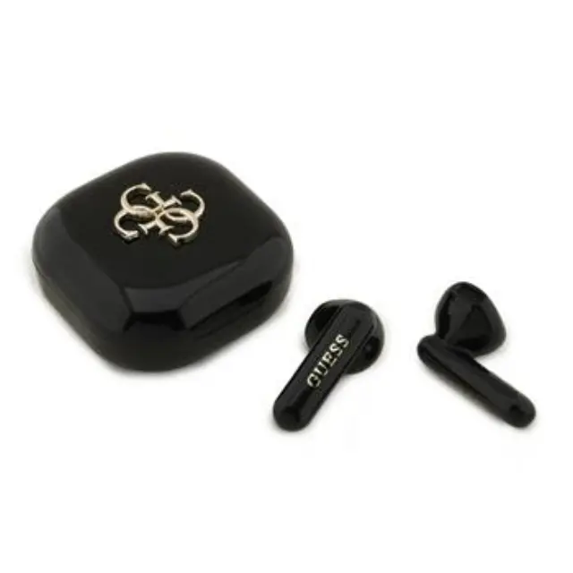 Guess 4G Metal Logo TWS Wireless Earphones Black