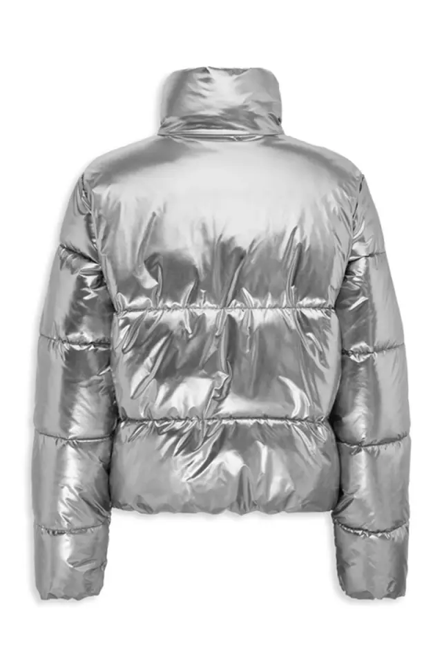 ONLY DOLLY ΜΠΟΥΦΑΝ PUFFER 15330925 Ασημί - XS 3
