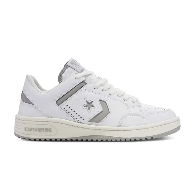Converse Men's Basketball Low Weapon Leather Άσπρο - Γκρι A12335C (Converse)
