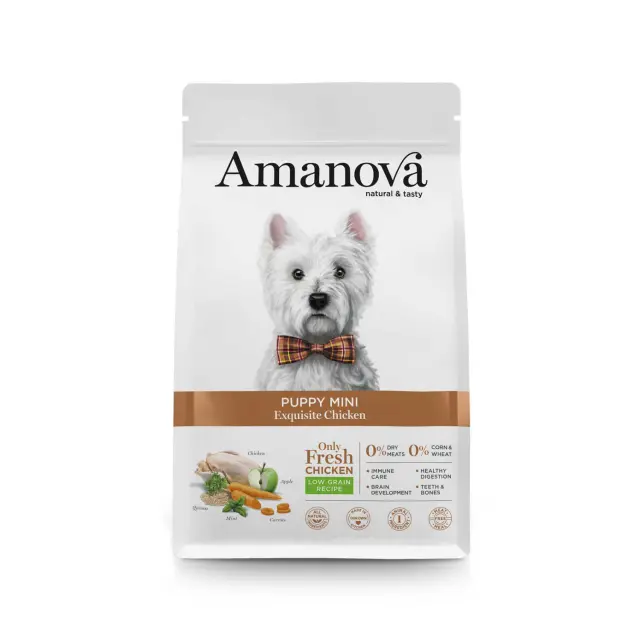 Amanova Low Grain Puppy Mini Exquisite Chicken 2Kg Μονόχρωμο