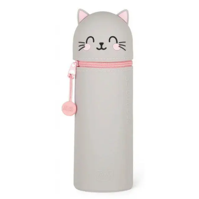 Legami® 2in1 Kawaii Κασετίνα Βαρελάκι και Μολυβοθήκη--Cat